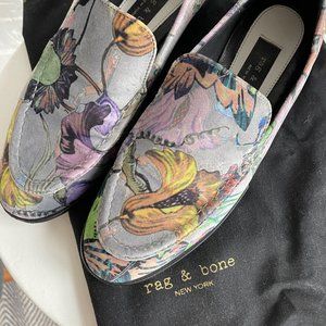 rag & bone ALIX convertible velvet loafers 7.5 (37.5)